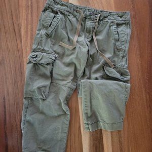 Polo Ralph Lauren Cargo Capri Pants Khaki Green